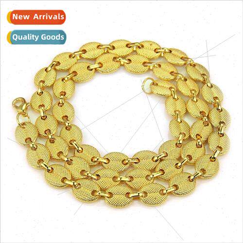 Europe New Bully Men Hip Hop Chain Necklace Geometric Alloy