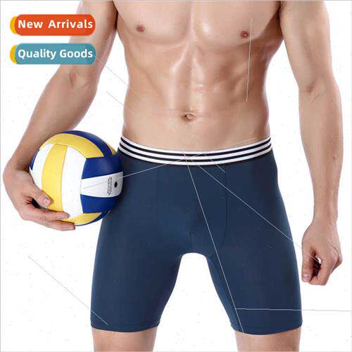 Ice silk men underwear professional sports long leg pants le