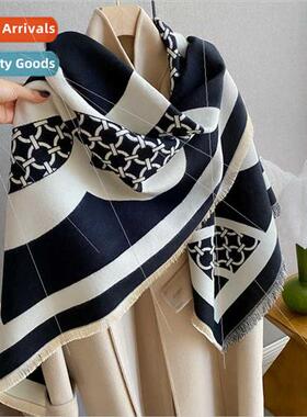 Autumn winter new imation cashmere scarf Ms. Engl square sca