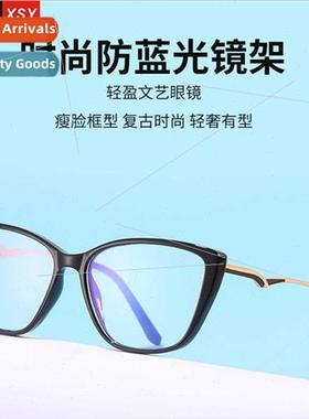 flat glasses Ms. 1902 cat eye goggle frame anti-computer rad