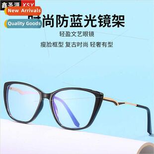 flat glasses Ms. 1902 cat eye goggle frame anti-computer rad