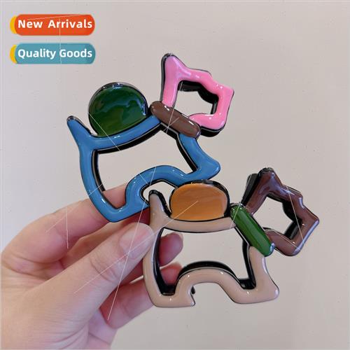 Super Cute Colorful Halo Puppy Hair Clips Bangs Chopped Hair