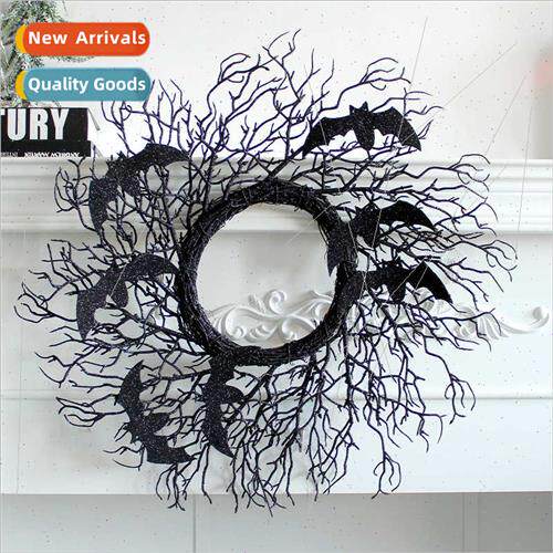 Halloween mulation Decoration GarlBlack Dead Branch Bat Ratt
