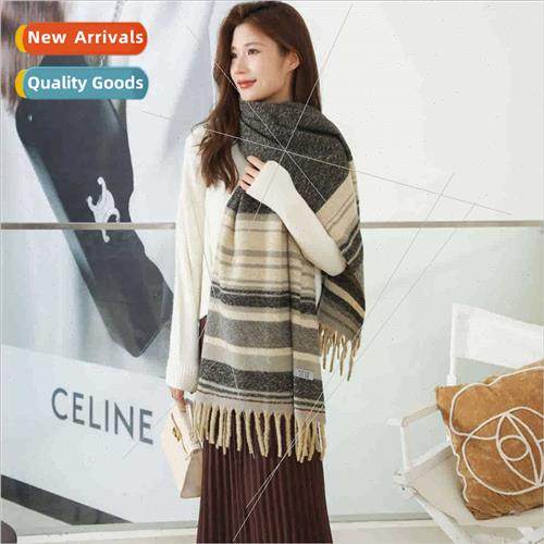 2023 fall winter new tassel double-sided warm loop yarn faux