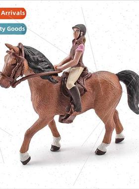 Stallion Rodeo Master Set Model Children Sandbox Scene Horse