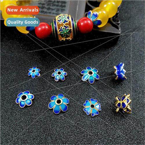 Pure copper gold-plated burnished flower bracket double-side