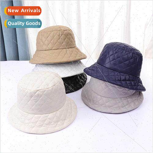 Hat female new winter  fisherman hat down cotton Korean  wil