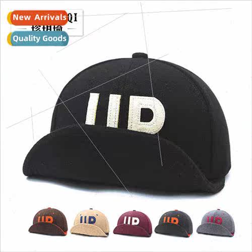 Autumn winter new tweed felt baseball cap men women personal