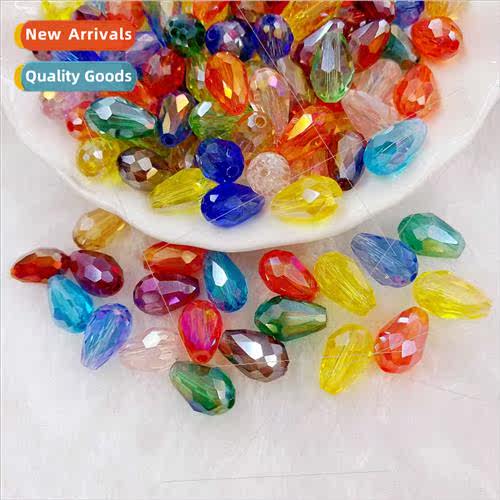 8*12mm water drop crystal beads DIY handmade beaded jewelry