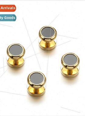 French Cufflinks Premium Gold  Cufflinks Dress Lapel Buttons