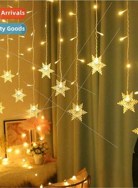 Led snowflake ice bar light string Christmas new decorative