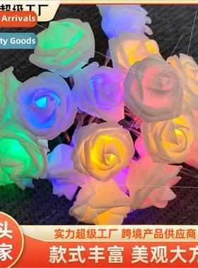 LED foam rose lights string wedding proposal confession Vale
