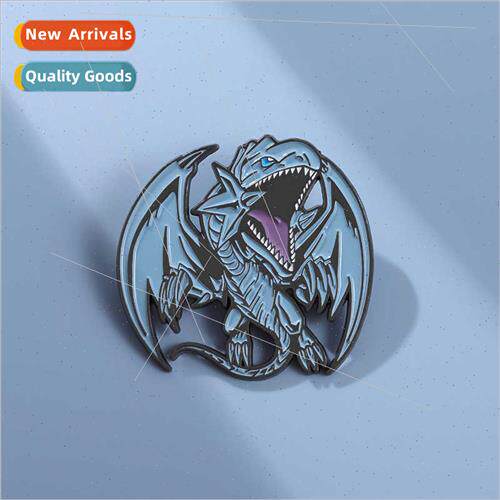 Cartoon manic dragon shape design sense badge exquise punk h