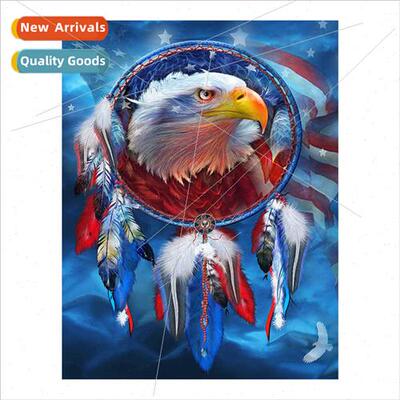 Handmade Full Stch Dreamcatcher Eagle Cross Stch ving Room B