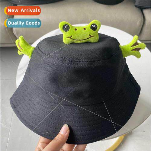 ttle frog cute fisherman hat cotton pot hat four seasons can