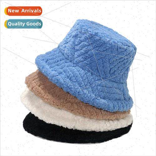 Autumn winter new geometric diamond striped fisherman hat ve