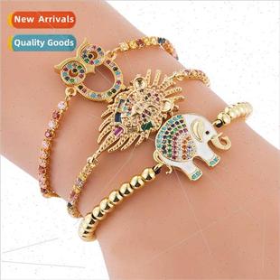 Europe ins fashion hundred bracelets women copper micro-set