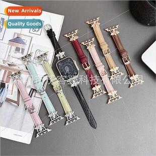 buckle flat watch8 bee apple steel strap 适用apple leather
