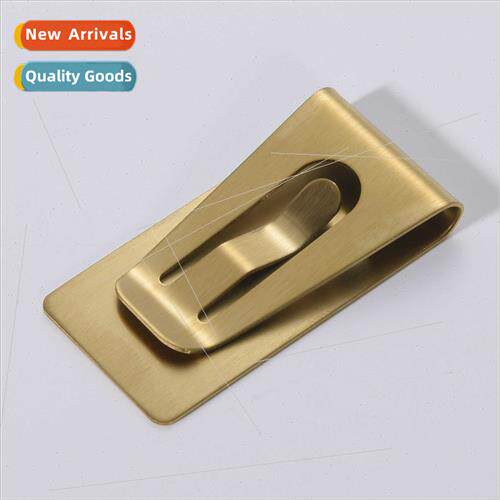 Engraved LOGO Cred Card Money Clip Money Clip Stainless Stee
