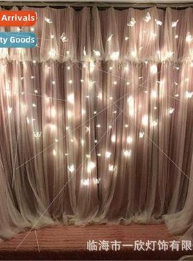 LED love curtain lights colorful lights string lights propos