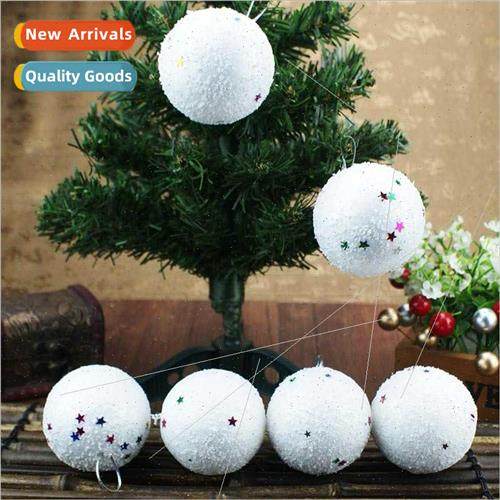 Christmas hanging 4/5/6cm whe foam snow globe whe Christmas
