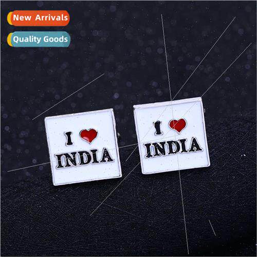 New baked cufflinks I love INDIA French shirt cufflinks cuff