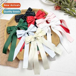 ribbon hairpin ins Japan simple bow girls temperament Korea
