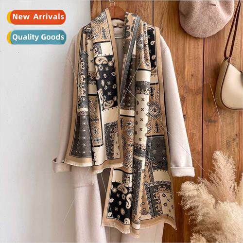 New Europe Uned States imation cashmere scarf cashew pattern