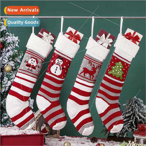 Christmas decorations knted wool hanging decorations gift ba