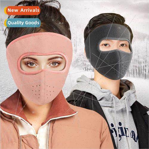 Winter cycling face protection ear protection mask cold warm