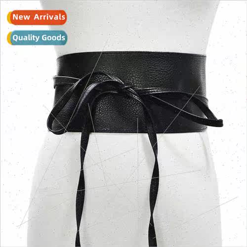 Autumn winter new pu imation leather straps waist seal ladie