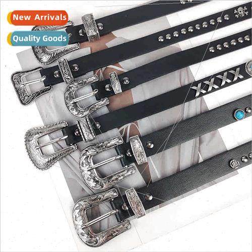 New willow nail nd fashion punk belt y2k men women versatile