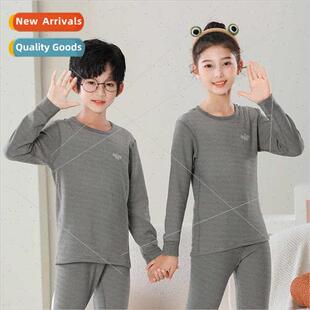 Children autumn winter new devel striped warm tops small med