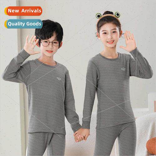 Children autumn winter new devel striped warm tops small med