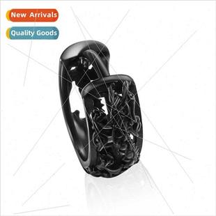 wind personaly creative Korean bee metal earrings simple