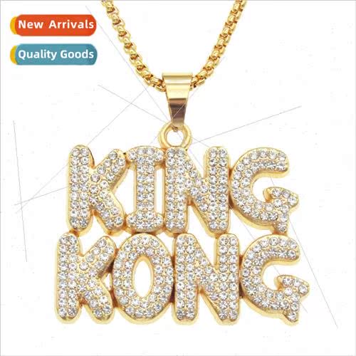 Europe new letters alphabet full diamond patchwork pendant n