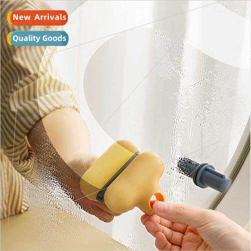Bathroom Mirror Cleaning Brush Glass Scraper Glass Wizard Sm