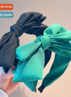 Korean jewelry retro multi-layer bow hairpin headband ins sh