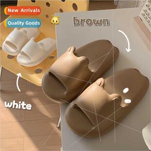 Girls heart cartoon cute EVA stamping sense sh cat ears slip