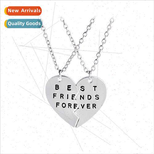 One color  made best friends necklace BFF best friends ever