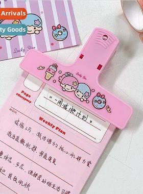 Sanrio handbook ticket holder new color retro plastic clip h