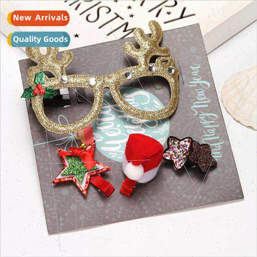 Cute hair clips decorative props Christmas decorations Chris