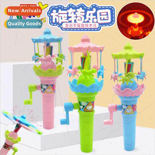 ghted hand-cranked merry-go-round Ferris wheel spinning whee