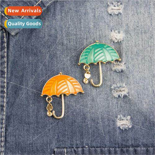 cartoon creative exquise umbrella ladies wh fashion brooch b