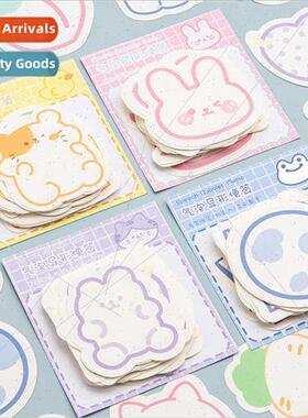 Sticky note paper wring frame frame cute handbook sticky not