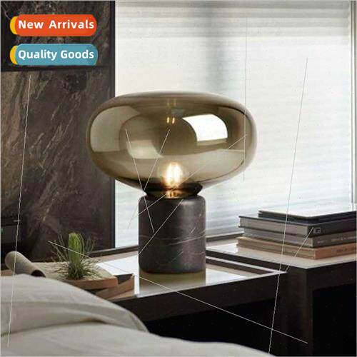 -modern simple marble table lamp Scandinavian designer bedsi