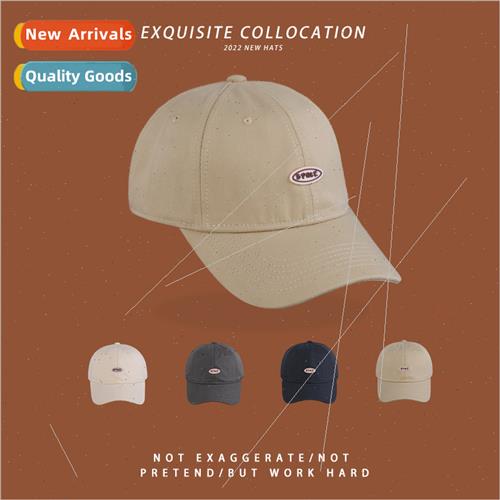 Hat female New Year Korean sun-shading small label baseball