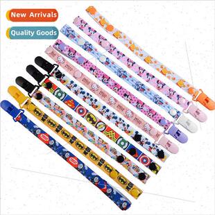 Children Pacifier Chain Teether Toys Anti-fall Chain Clip Ro