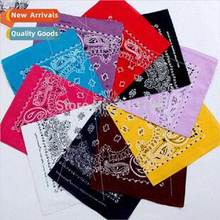 Hip Hop Square Men Turban Flower Women Cashew Amoeba Couple