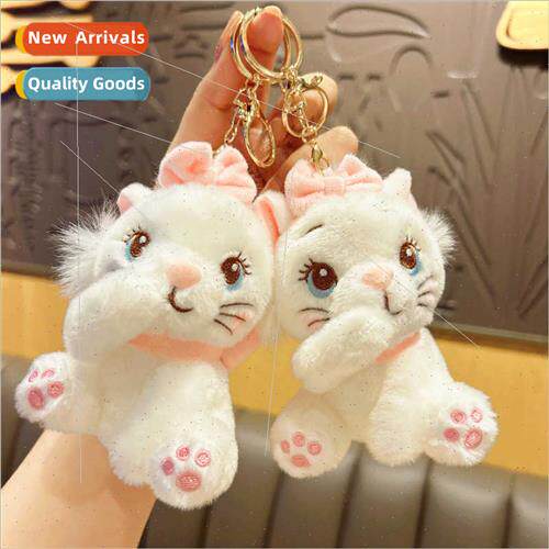Cover mouth leopard mini small doll plush toys schoolbag pen